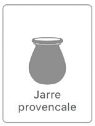 Choisissez la forme de pot que vous souhaitez